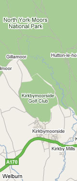 Map of The Yorkshire Moors