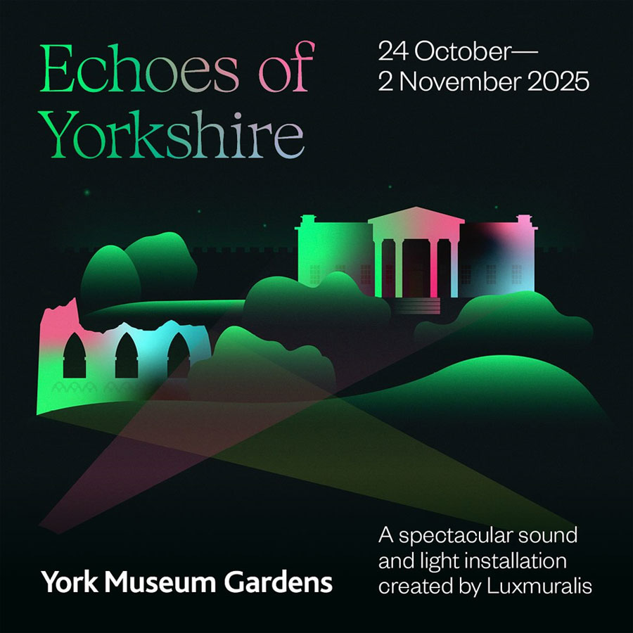 Echoes of Yorkshire light and sound installation