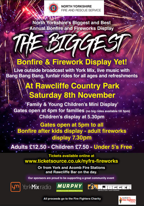 Fireworks Rawcliffe York
